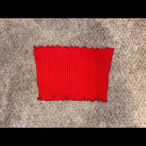 Pretty little thing crop strapless top BOGO